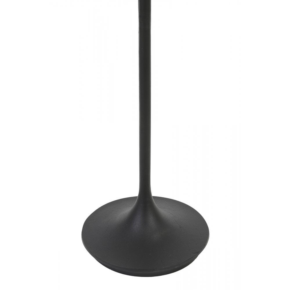 Elegant Matt Black Olando Floor Lamp, 139cm