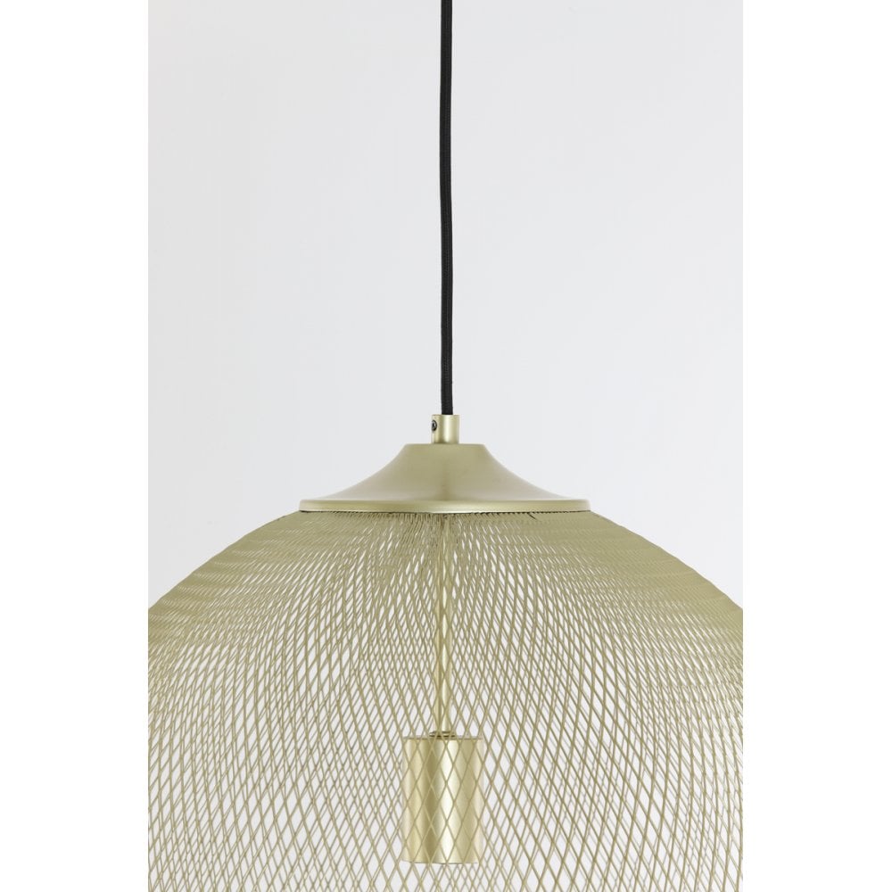 Moroccan Gold Suspended Lamp 50x58cm
