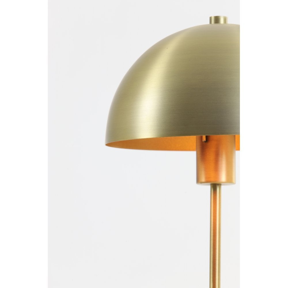 Elegant Merel Round Table Lamp in Antique Bronze Finish