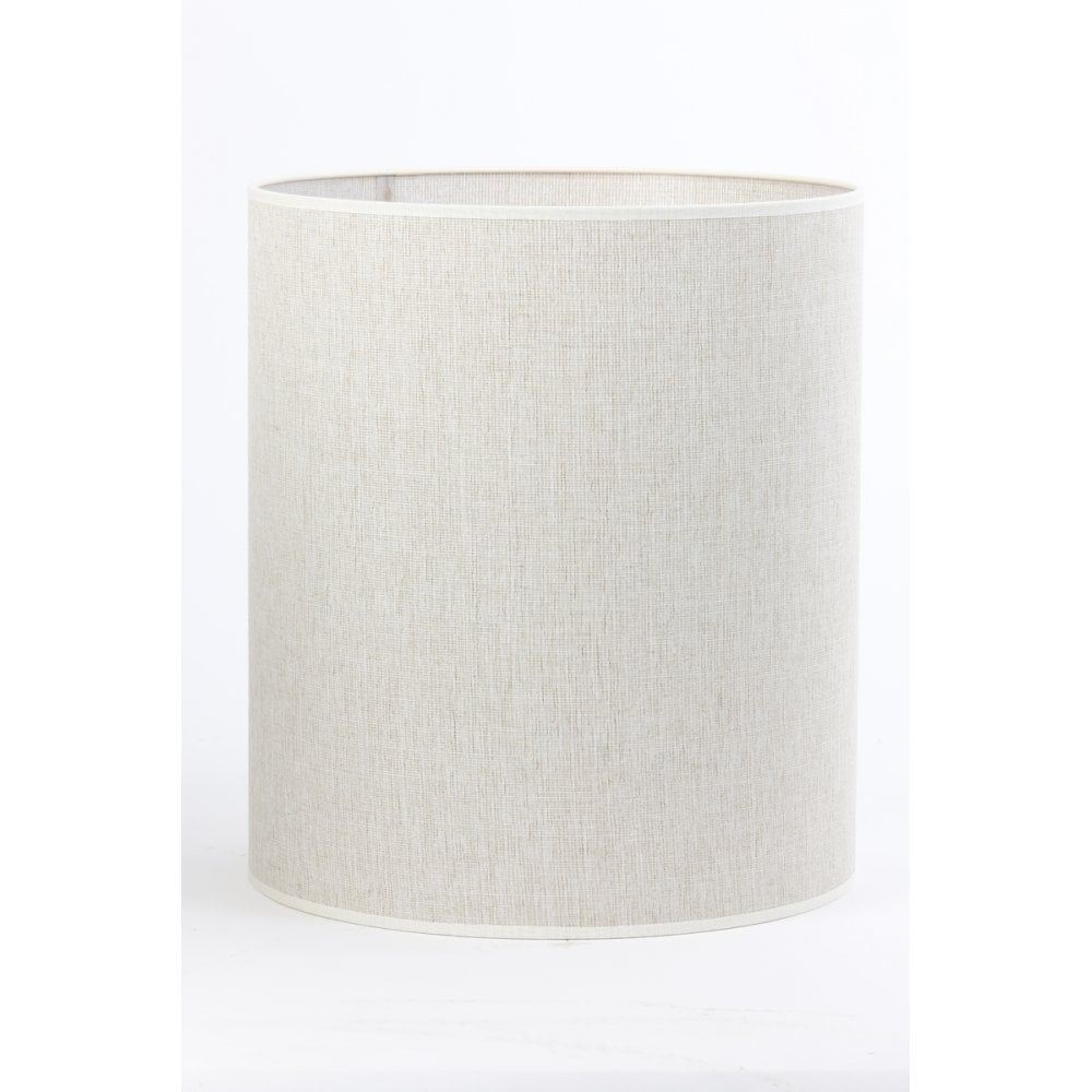 Pearl White Textile Round Lampshade 35x35x40cm