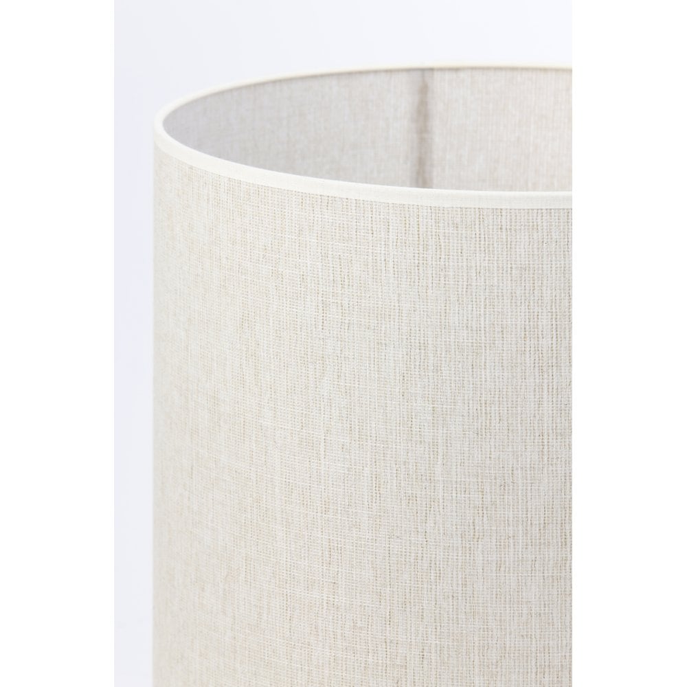 Pearl White Textile Round Lampshade 35x35x40cm