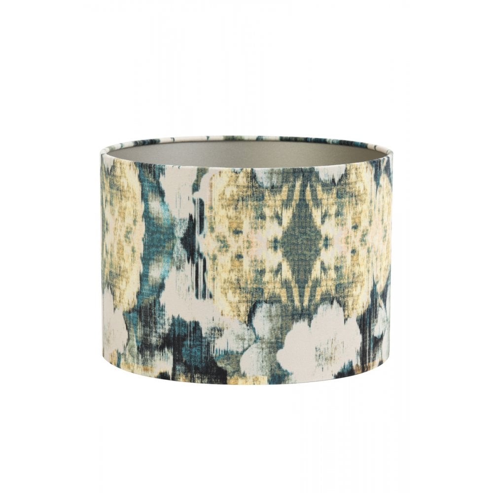 Scarabee Blue Round Textile Lampshade 30x30x21cm