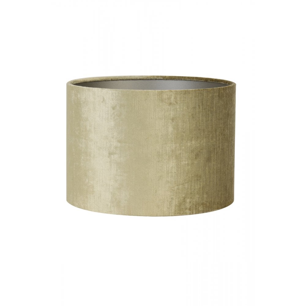 Gemstone Brass Round Textile Lampshade 30x30x21cm