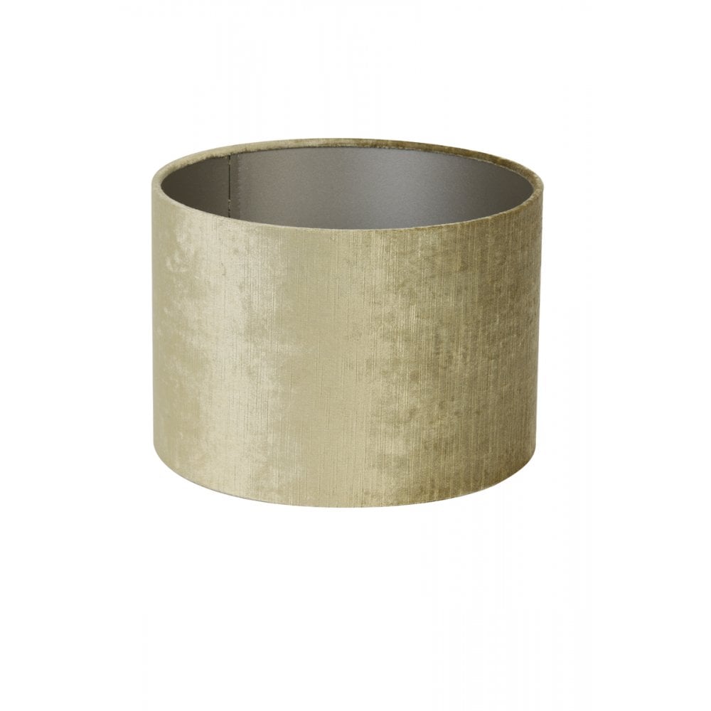 Gemstone Brass Round Textile Lampshade 30x30x21cm