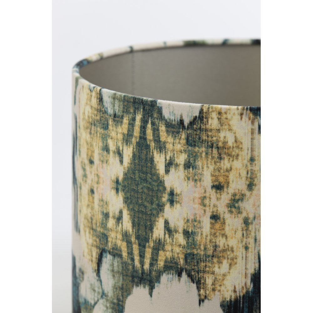 Scarabee Blue Textile Round Lampshade - 25x25x18cm