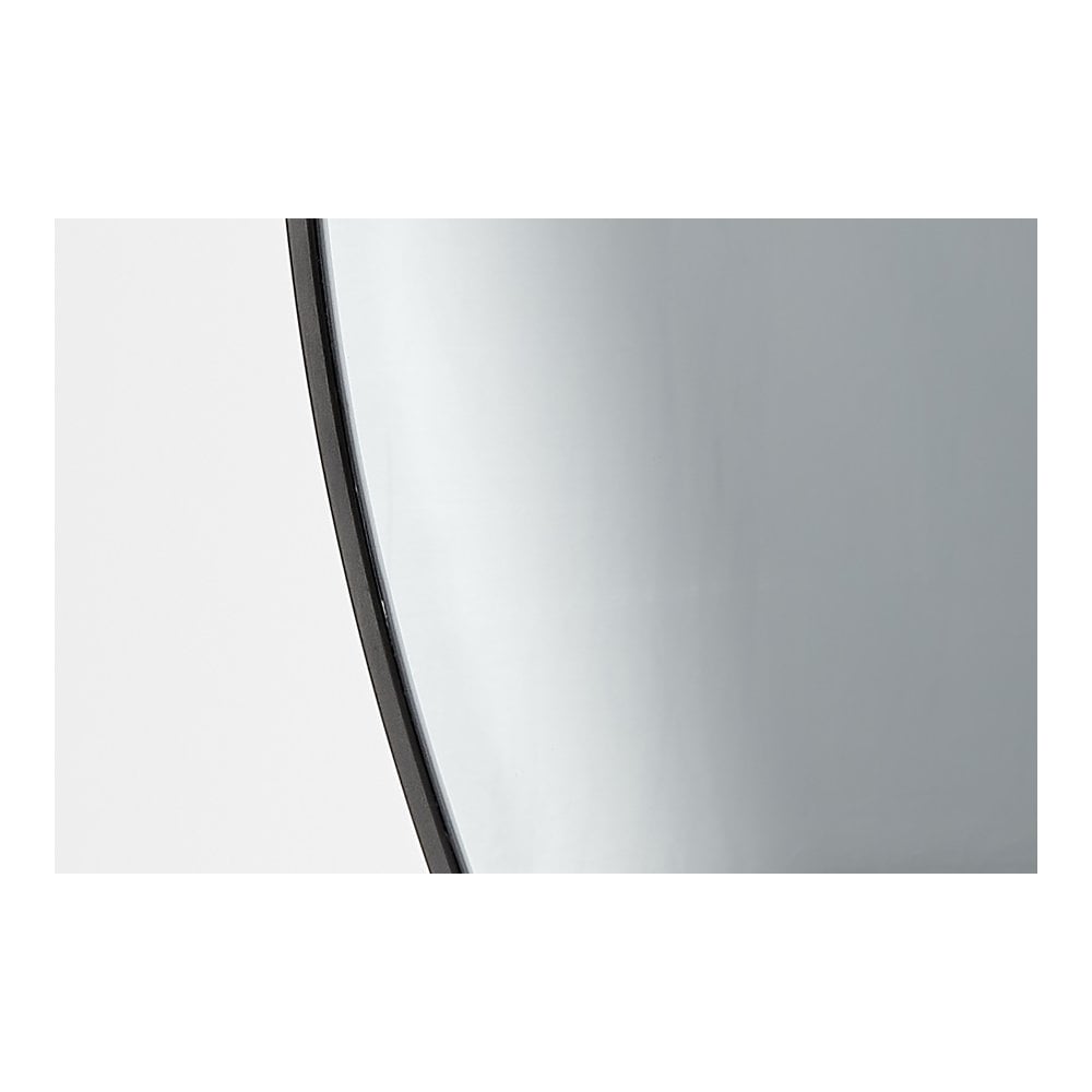 Smoked Glass Round Mirror 116cm