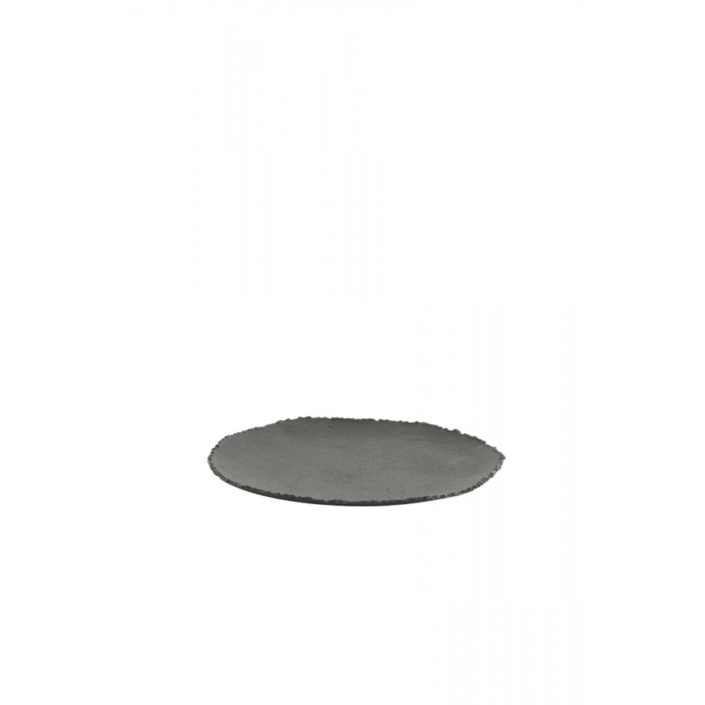 Elegant Xibor Black Metal Serving Dish - 35x34x2cm