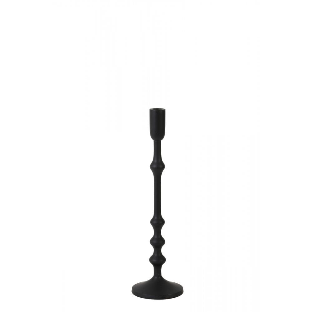 Elegant Black Ant-Inspired Metal Candle Holder - 40cm
