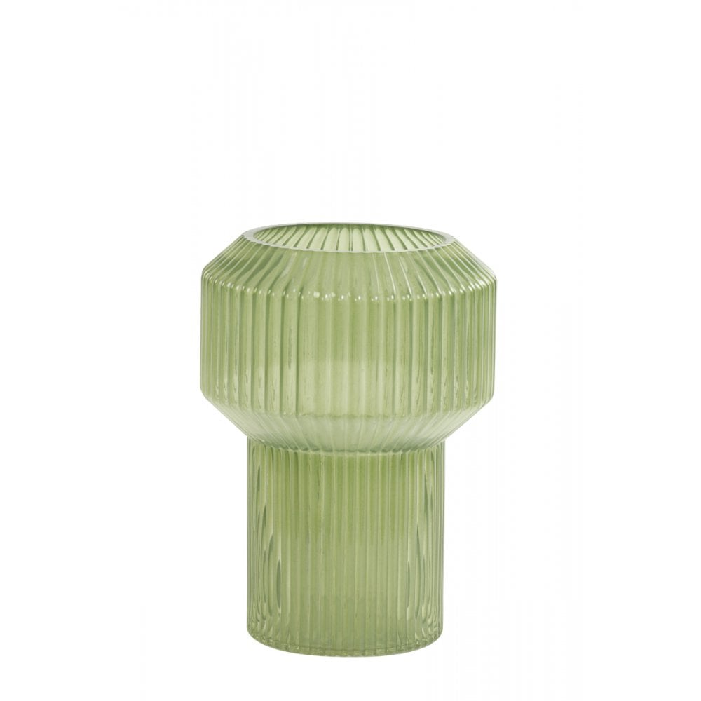 Emerald Green Leila Glass Vase 16x23cm