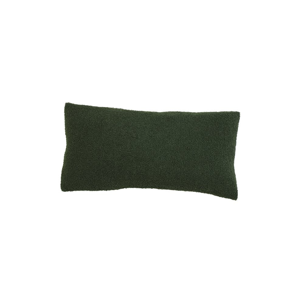 Cozy Teddy Olive Green Rectangular Pillow 60x30cm