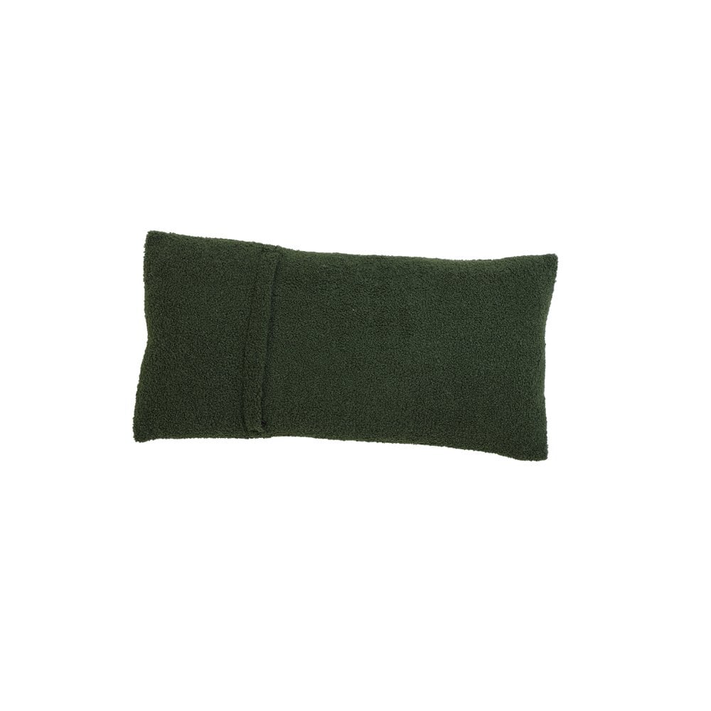 Cozy Teddy Olive Green Rectangular Pillow 60x30cm