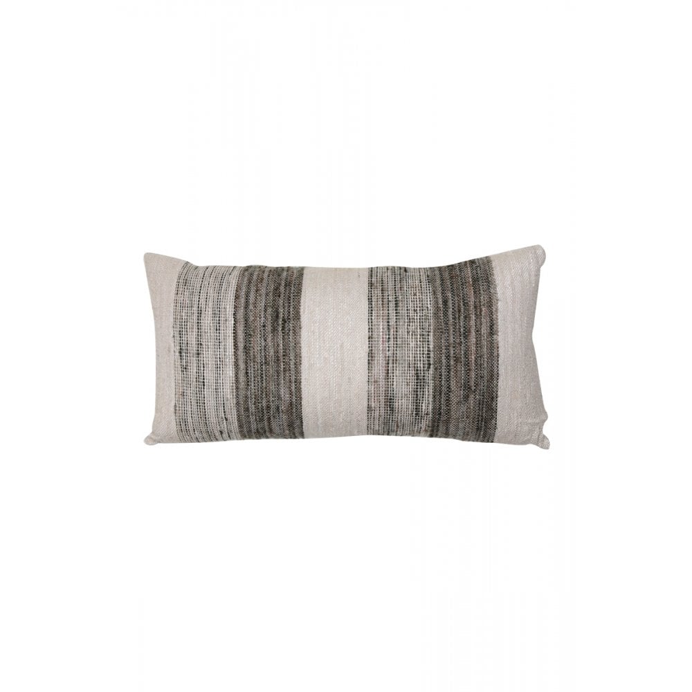 Barra Brown Tones Striped Rectangular Pillow 60x30cm
