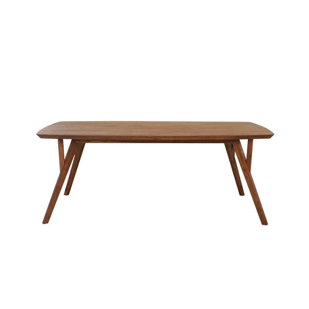 Elegant Rectangular Acacia Wood Dining Table - 200cm x 100cm