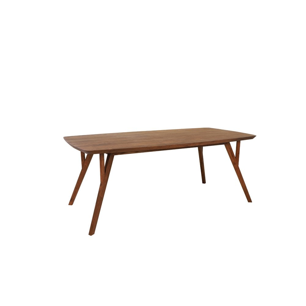 Elegant Rectangular Acacia Wood Dining Table - 200cm x 100cm