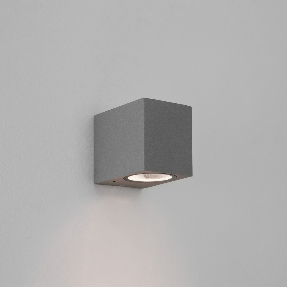 Chios 80 Textured Grey LED Wall Light