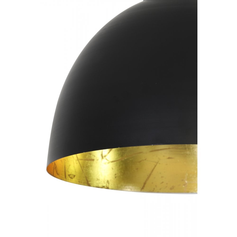 Kylie Elegant Black and Gold Pendant Light Fixture