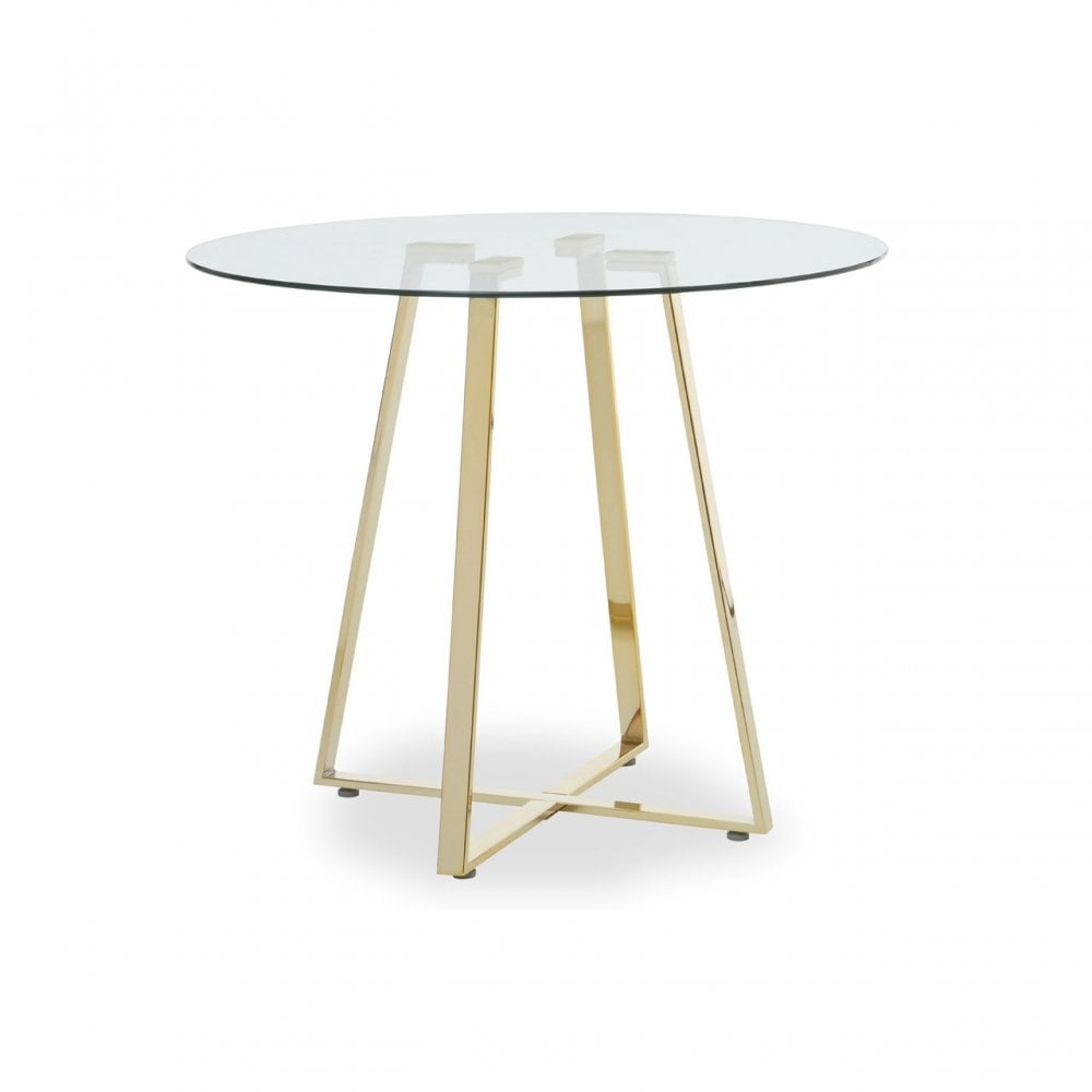 Metropolitan Round Glass Dining Table