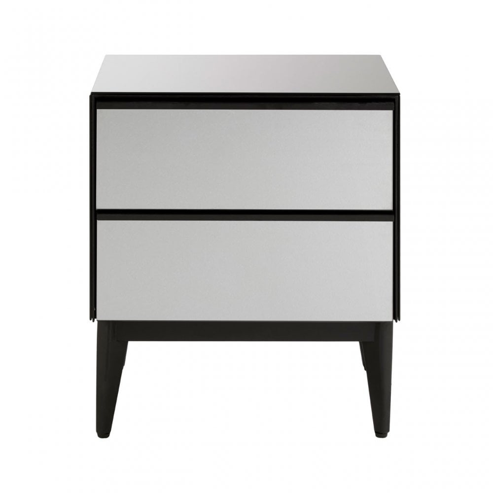 Rovigo 2 Drawer Chest, Black
