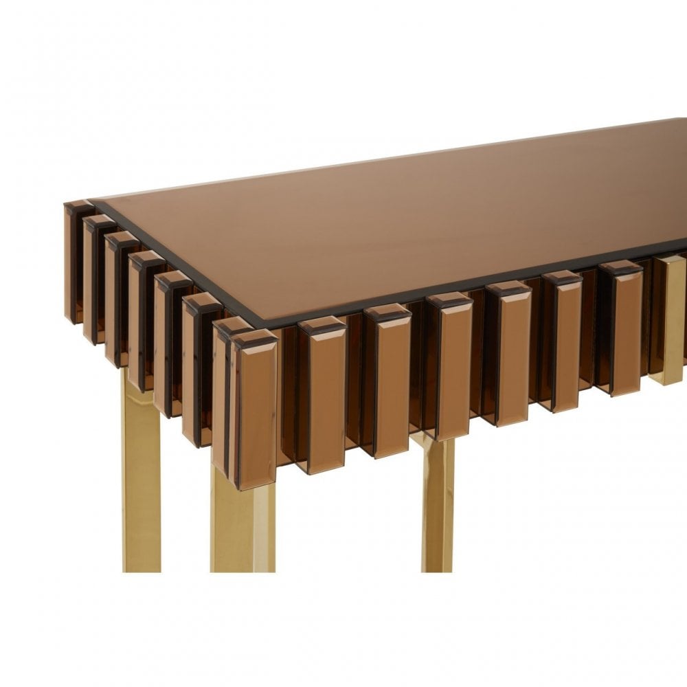 Rivoli Console Table, Gold