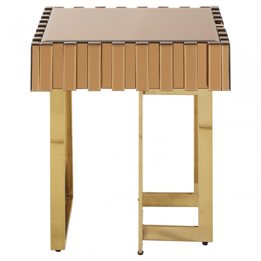 Rivoli Side Table, Gold