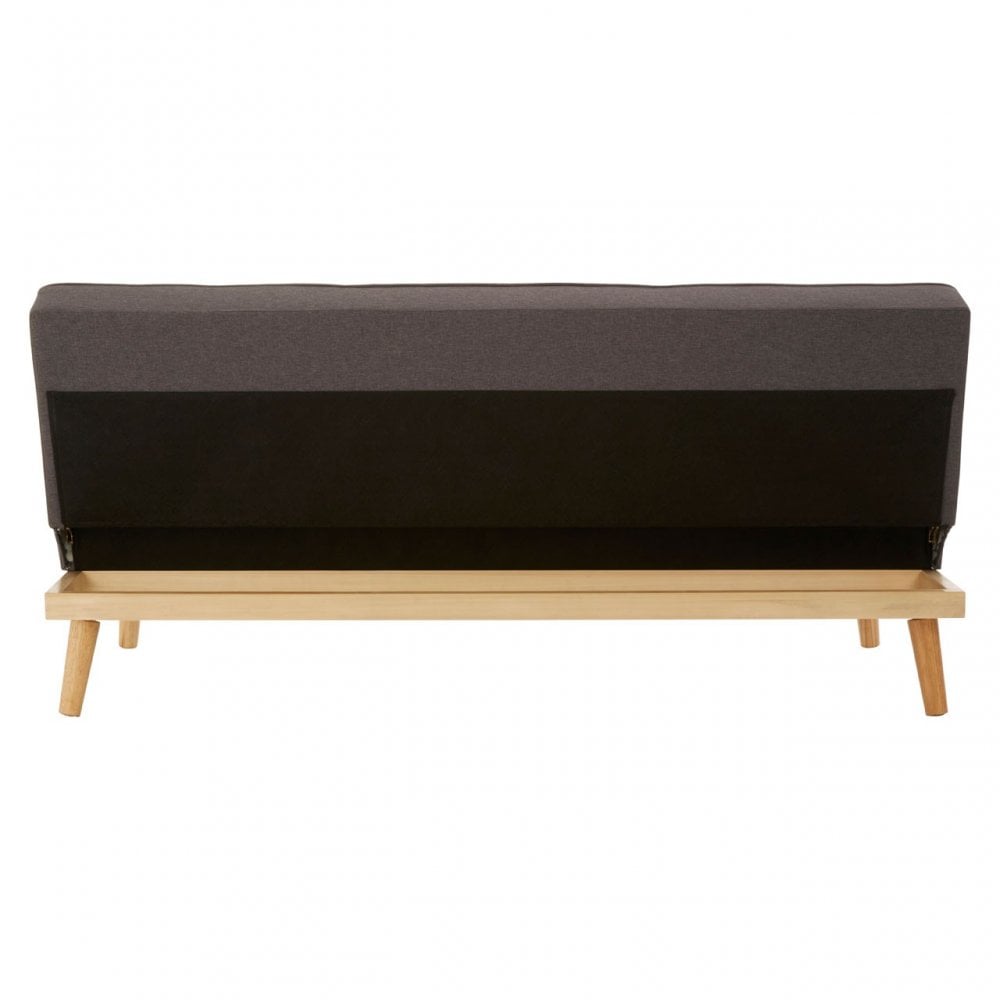 Stockholm 3 Seat Grey Sofa Bed, Grey