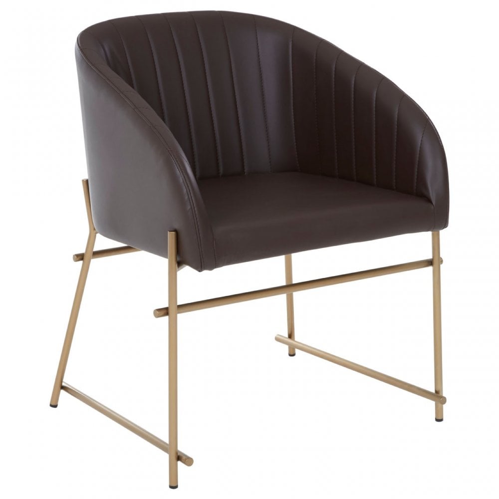 Delta Dining Chair, Brown