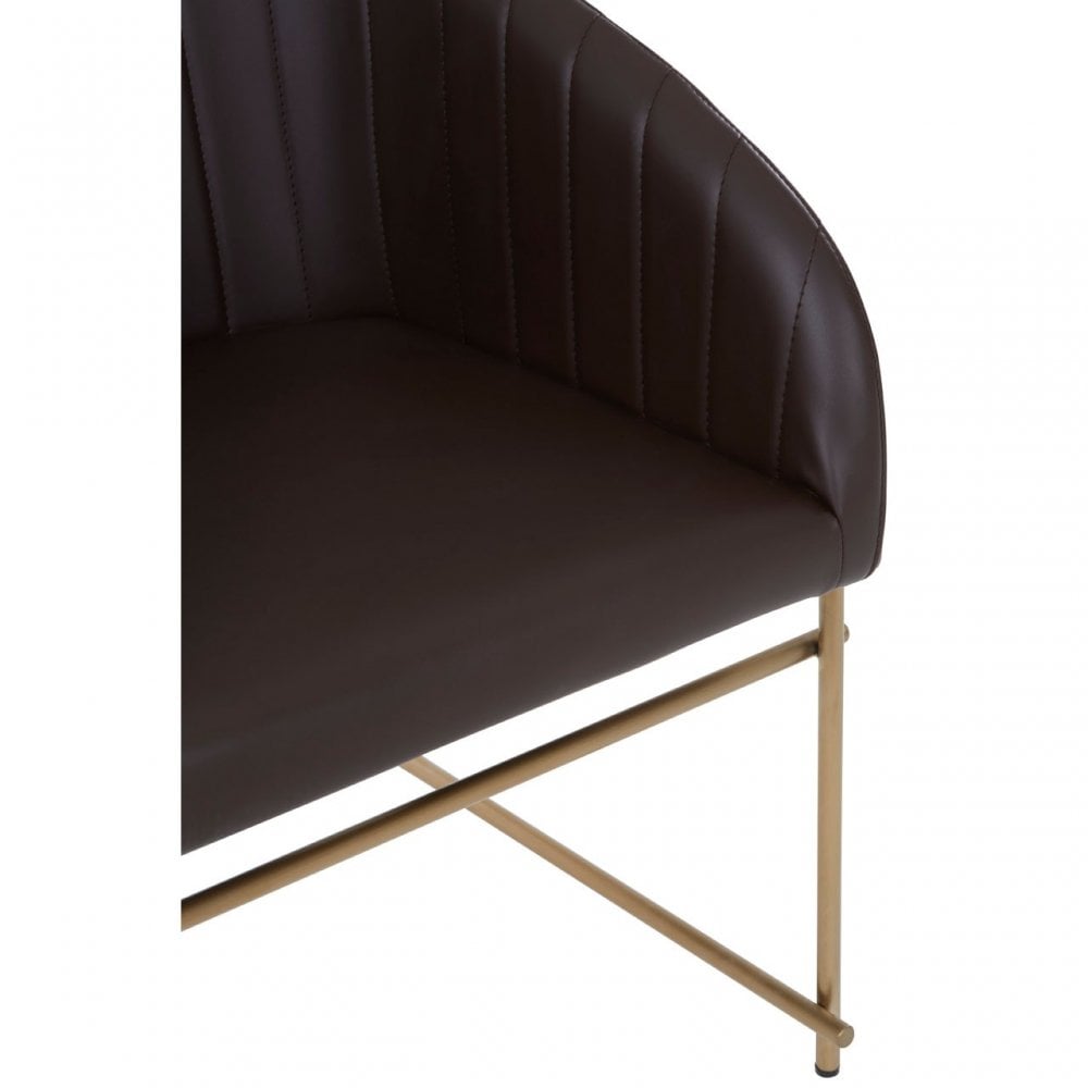 Delta Dining Chair, Brown