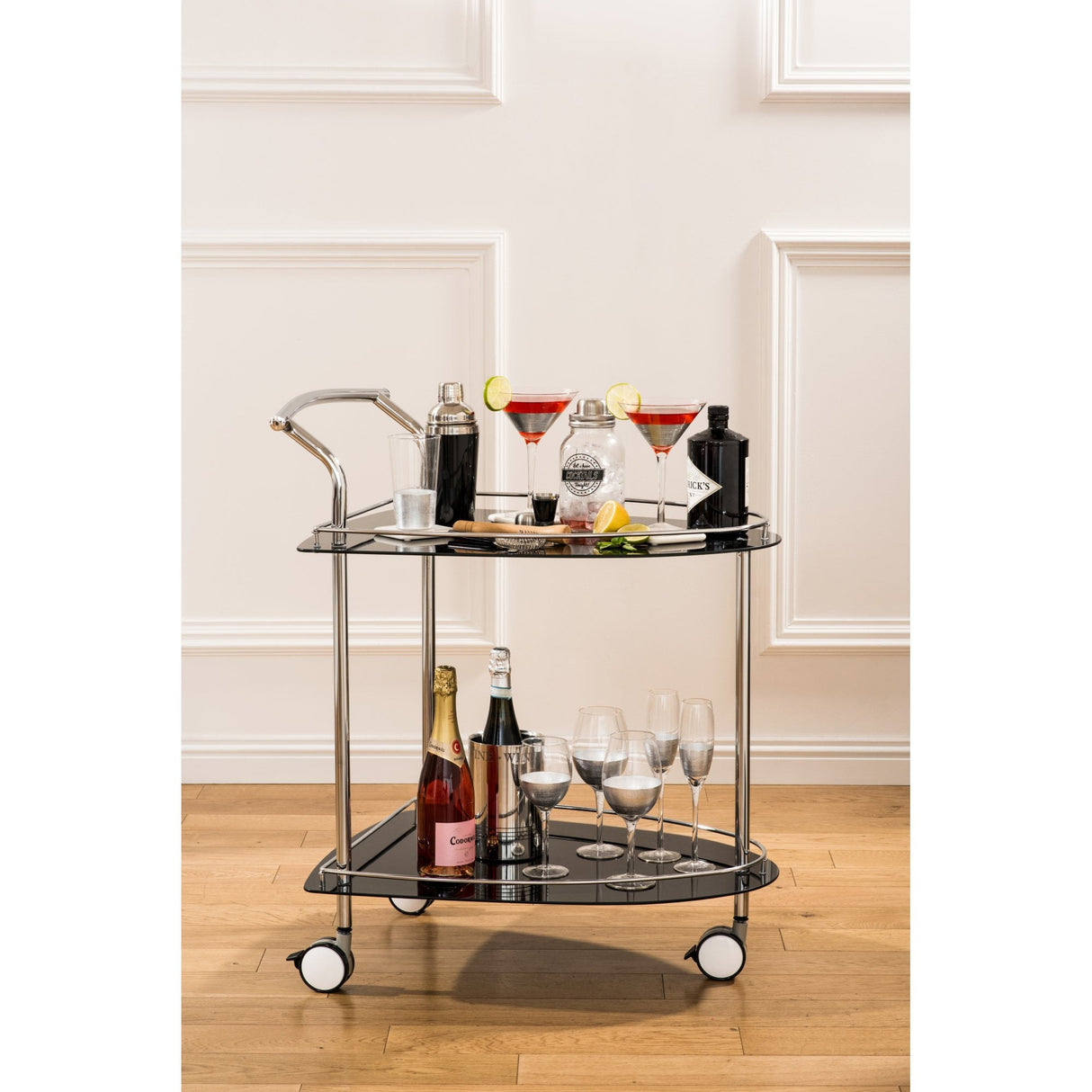 Serving Trolley, Black