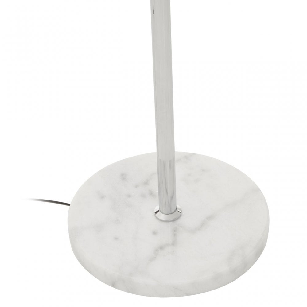 Revive Chrome Finish Metal Floor Lamp