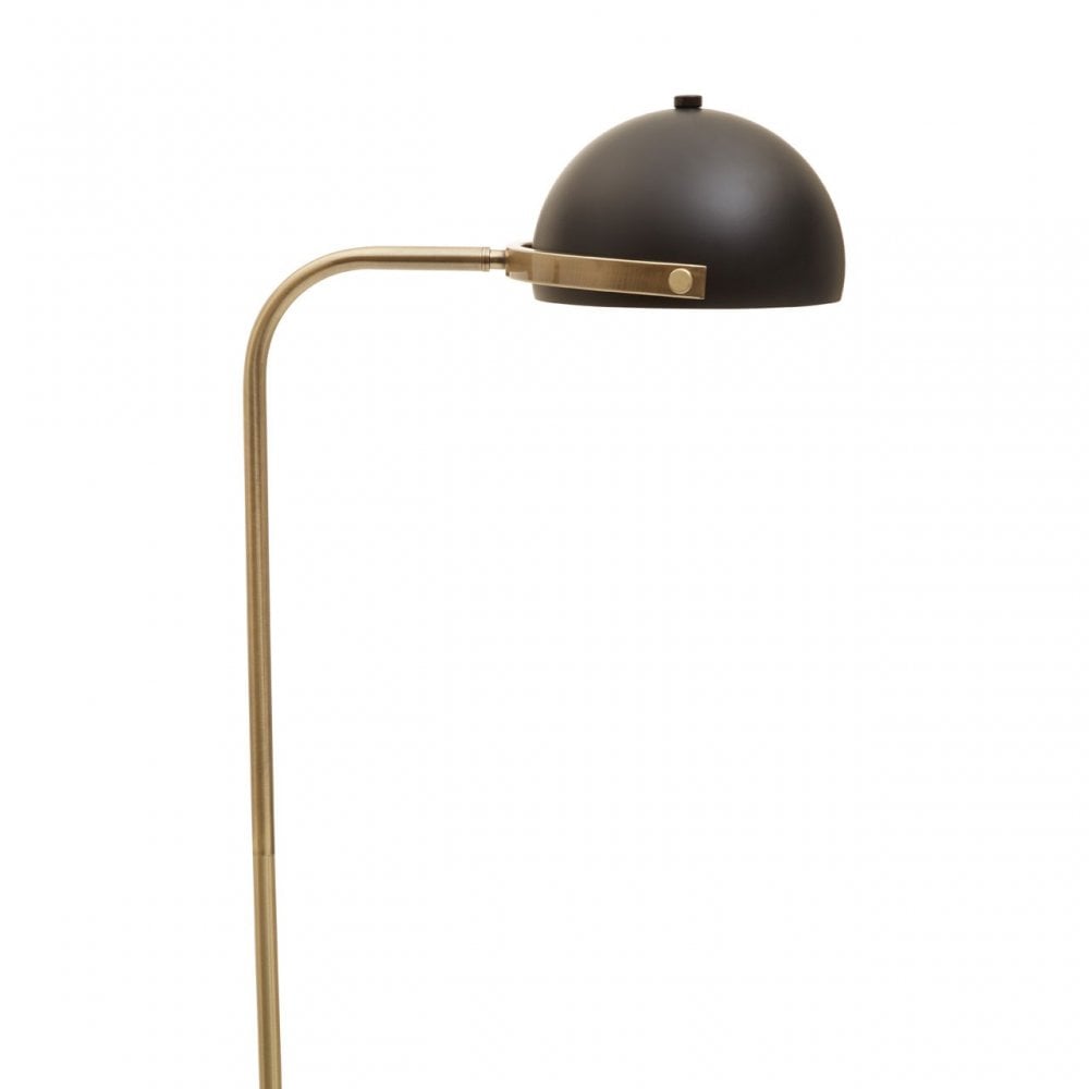 Murdoch Floor Lamp With Black Shade, Black