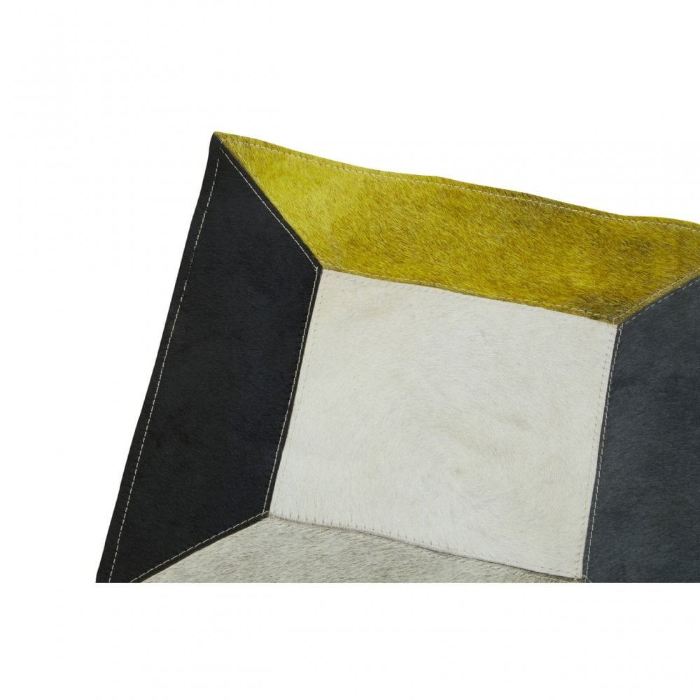 Safira Small Abstarct Rug, Black