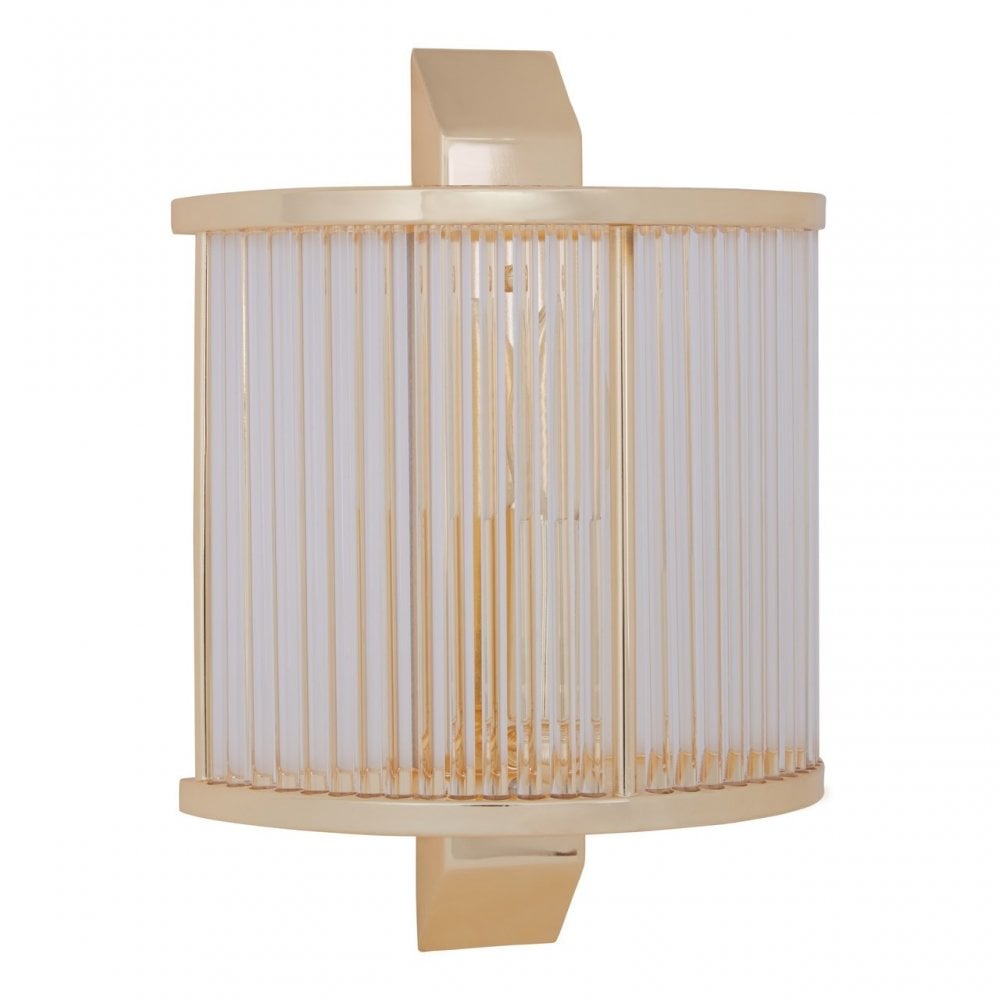 Salasco Wall Light With Gold Finish, Gold