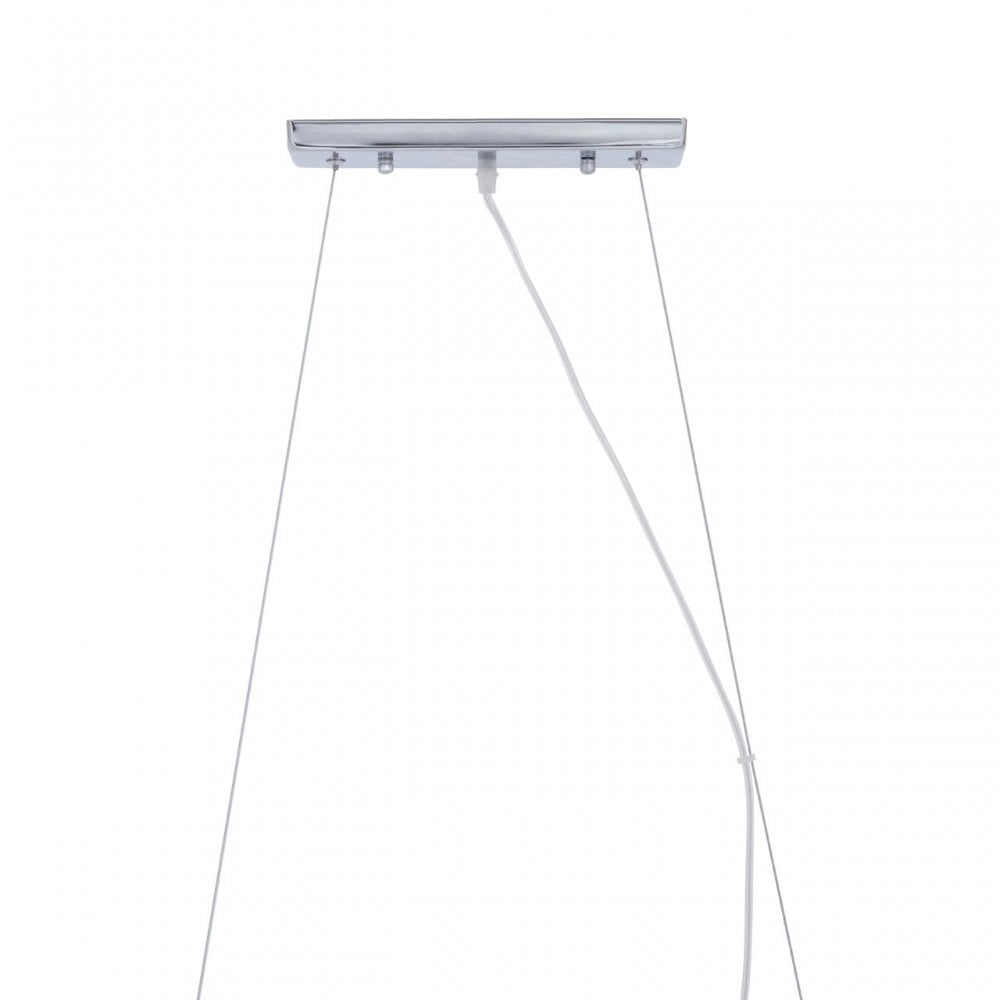 Lerici 6 Light Chrome Pendant 99X35Cm, Silver