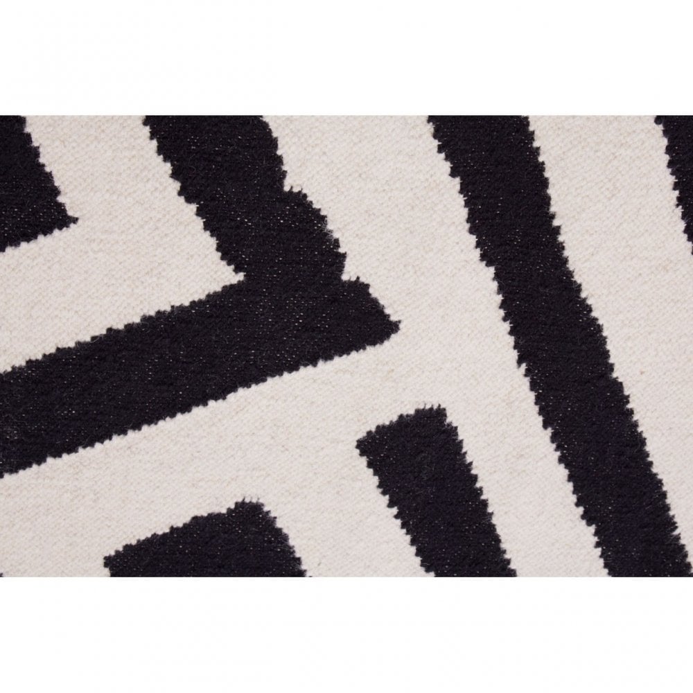Bosie Multi-Coloured Rug, Black