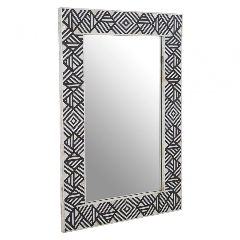 Fusion Wall Mirror, Black
