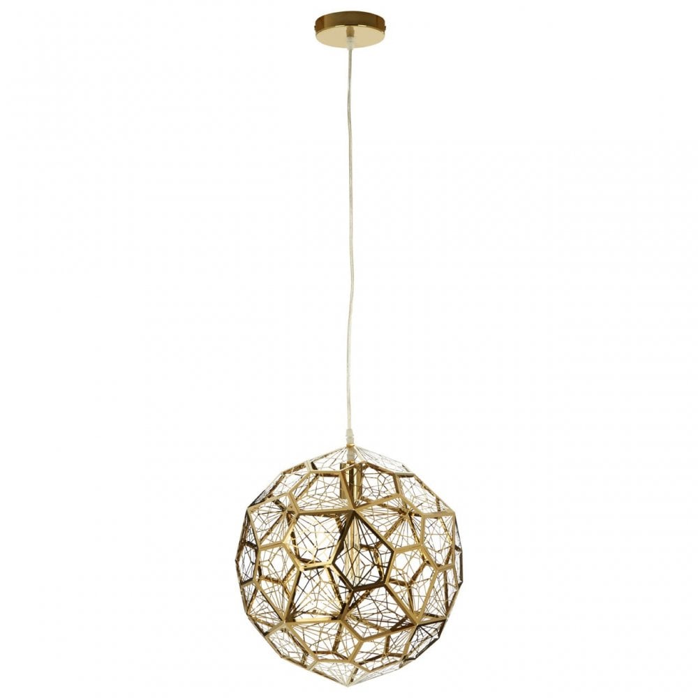 Akela Pendant Lamp, Gold