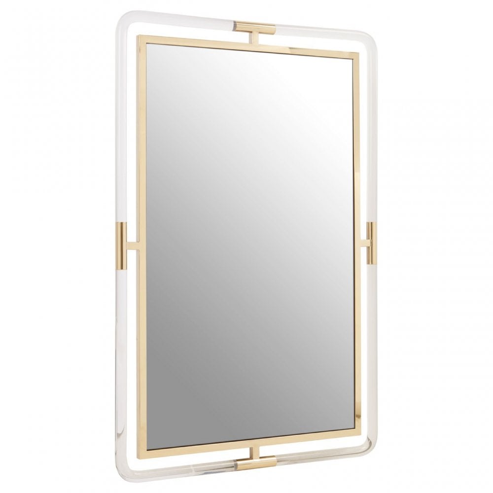 Remo Dual Lined Wall Mirror, Clear