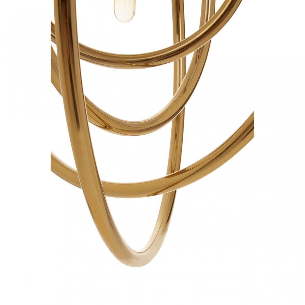 Skye Gold Finish Pendant Light, Gold