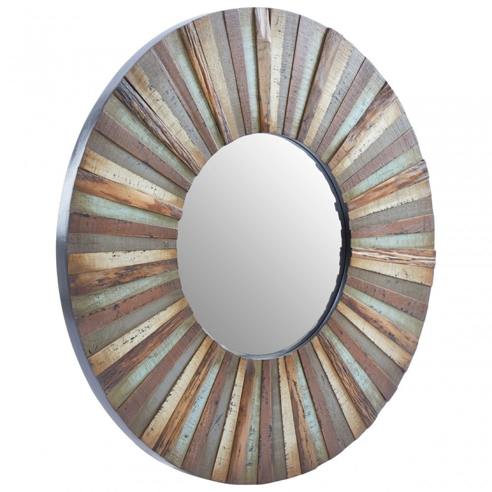 Eternal Wooden Wall Mirror, Assorted