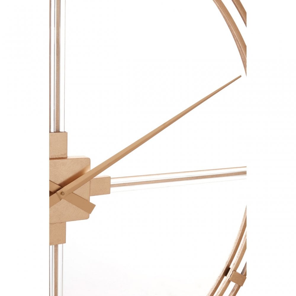 Beauly Gold Finish Wall Clock, Gold