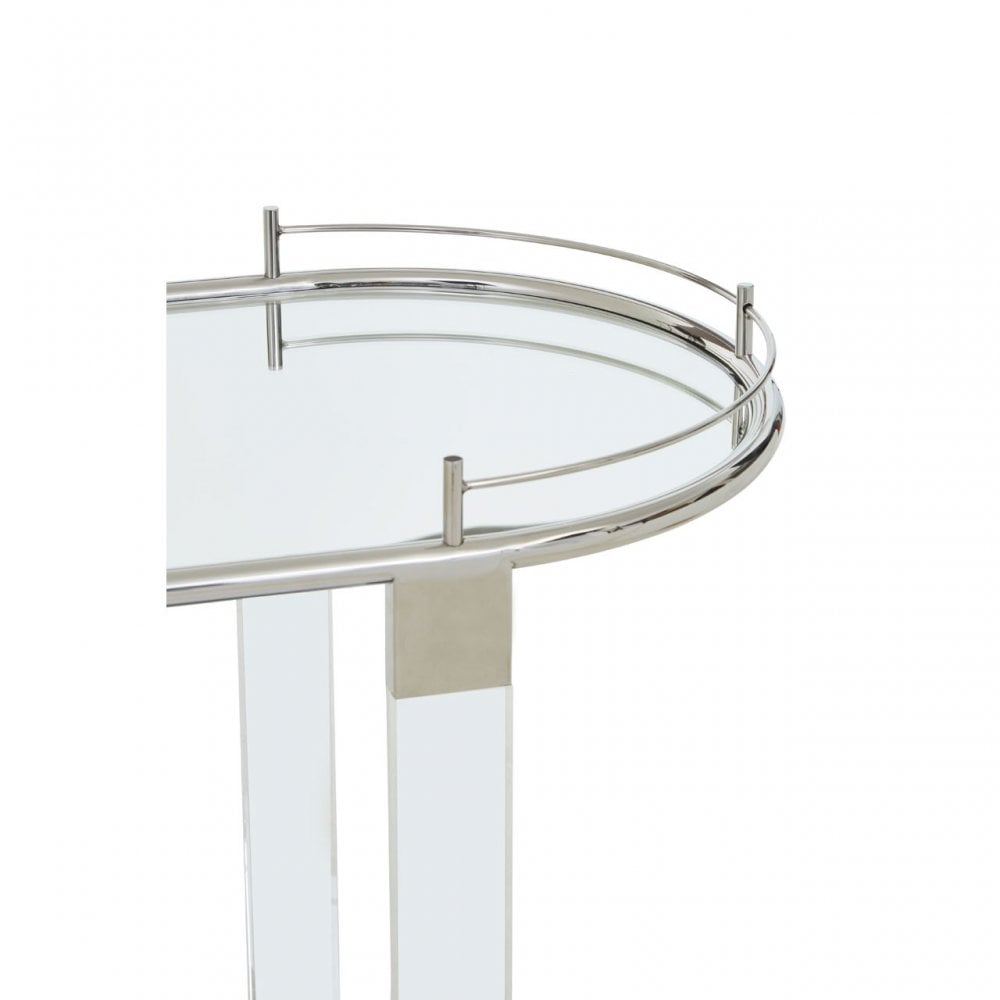 Oria Trolley Mirror, White