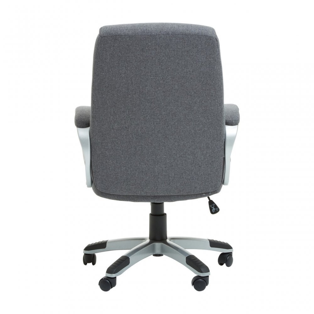 Grey Home Office Chair With Grey Arms, Grey