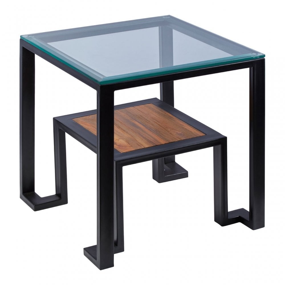 Cibo Roman Side Table, Black
