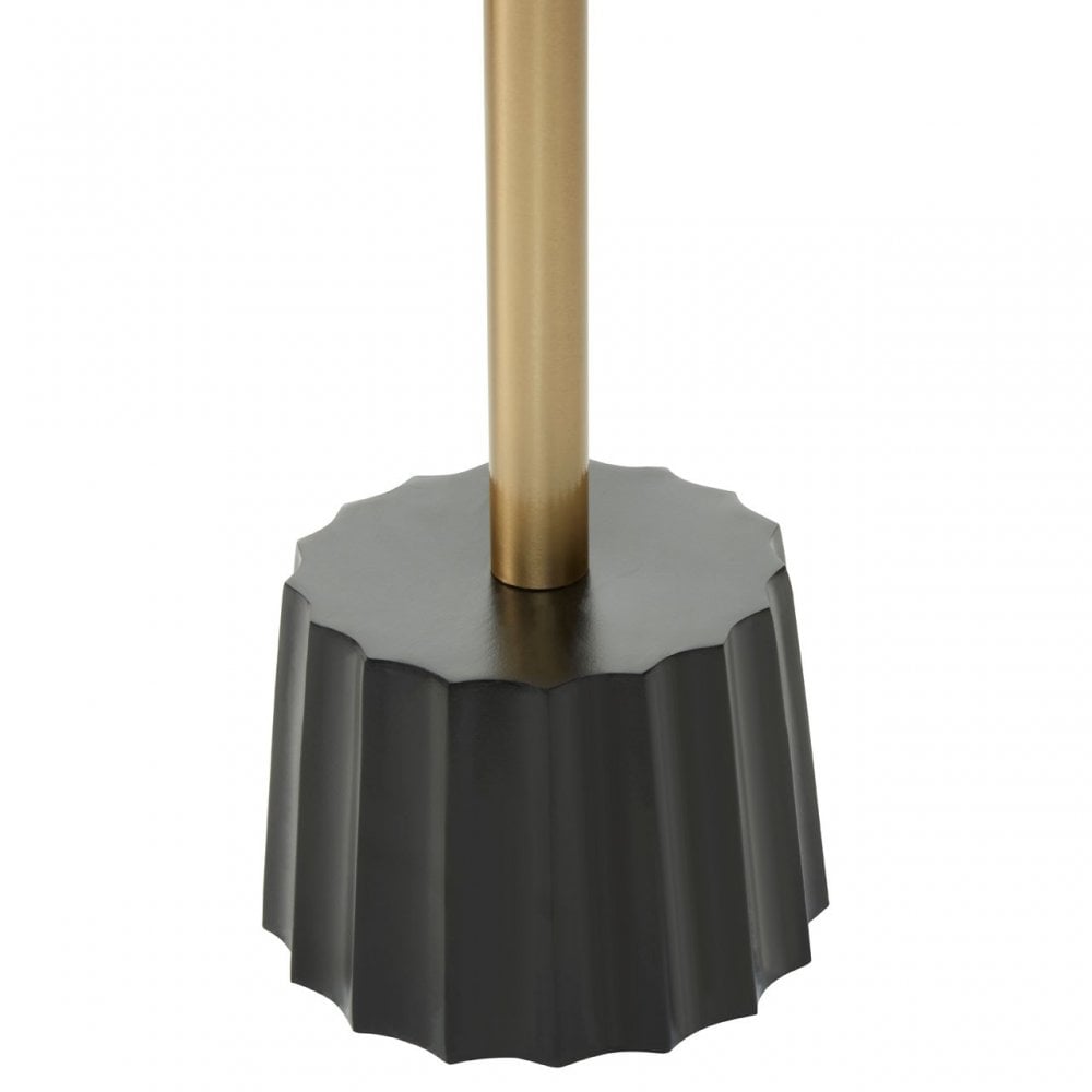 Corra Side Table With Black Base