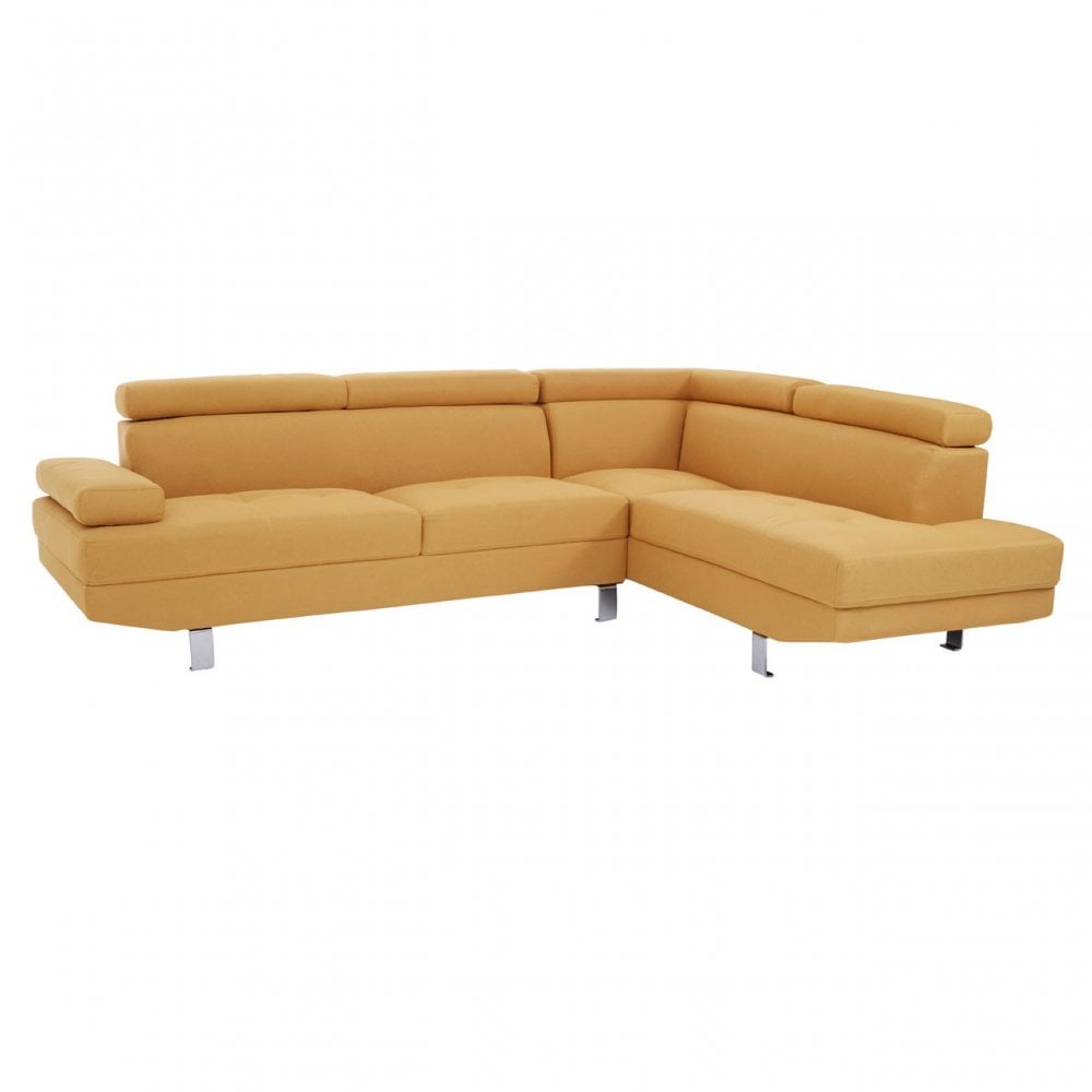 Hanover Large Ochre Linen Sofa
