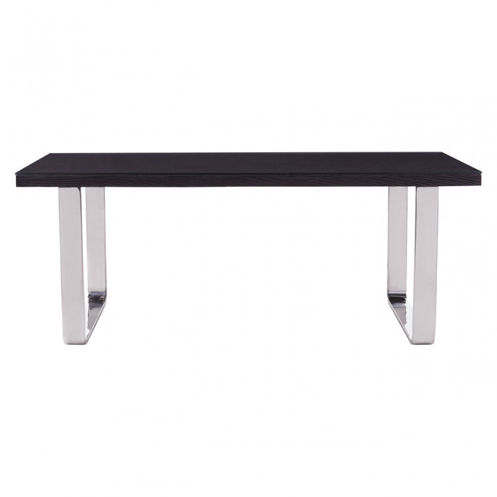 Kerala Black U-Shaped Base Dining Table
