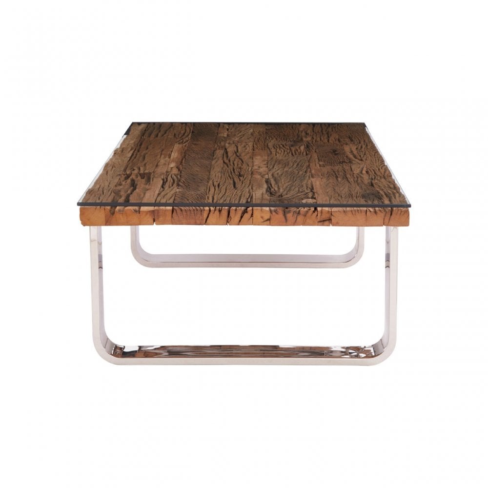 Kerala Natural U-Shaped Base Coffee Table