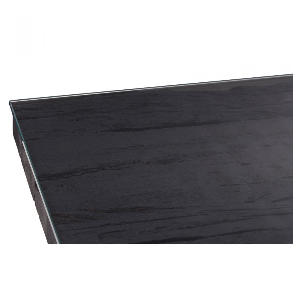 Kerala Black U-Shaped Base Coffee Table