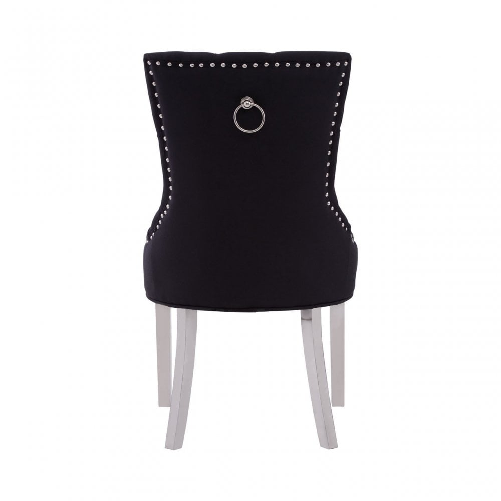 Richmond Black Dining Chair, Black