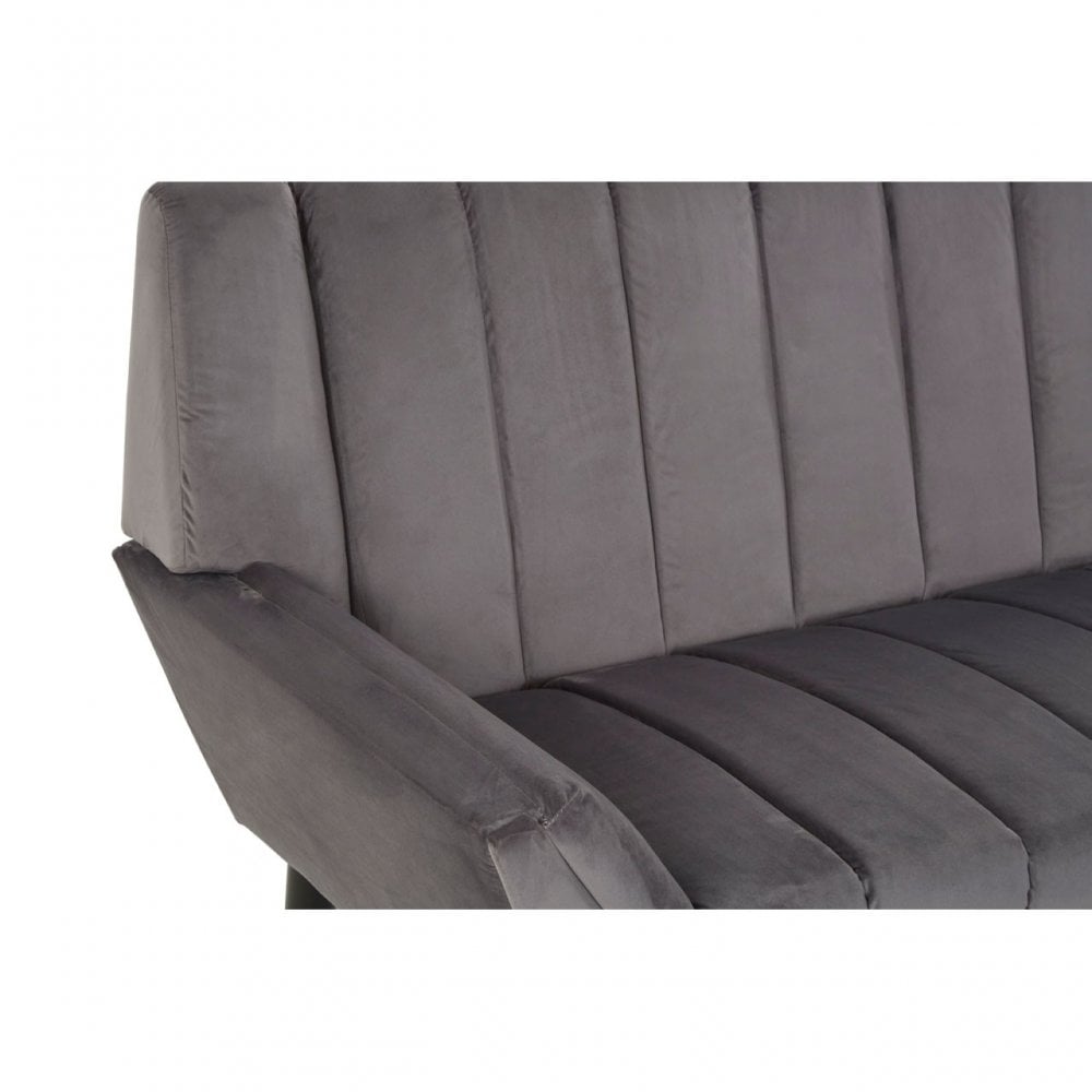 Savina 2 Seat Grey Sofa, Grey